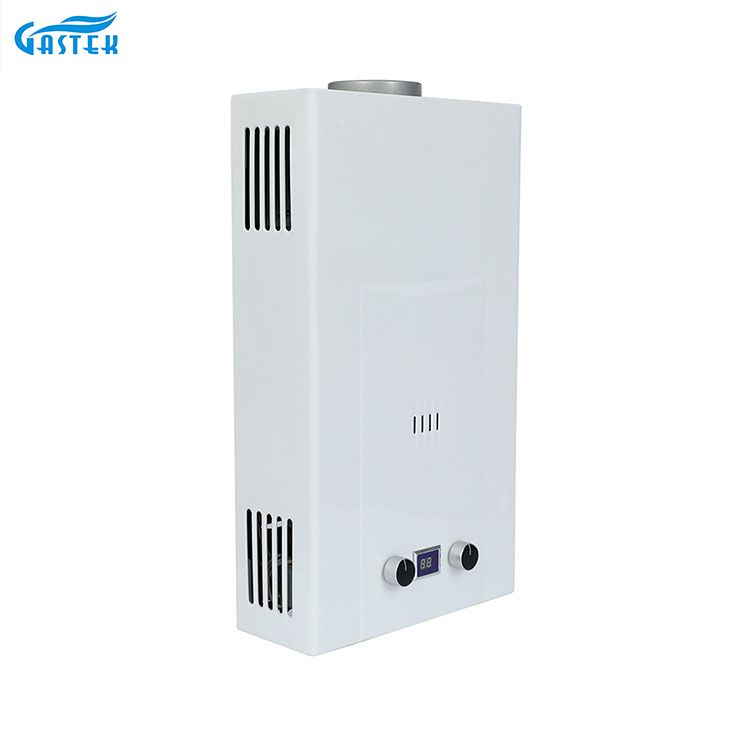 फ्ल्यू प्रकार अच्छी गुणवत्ता 6L 8L 10L 12L 16L 18L 20L टैंकलेस इंस्टेंट LPG गर्म पानी की बौछार गैस गीजर