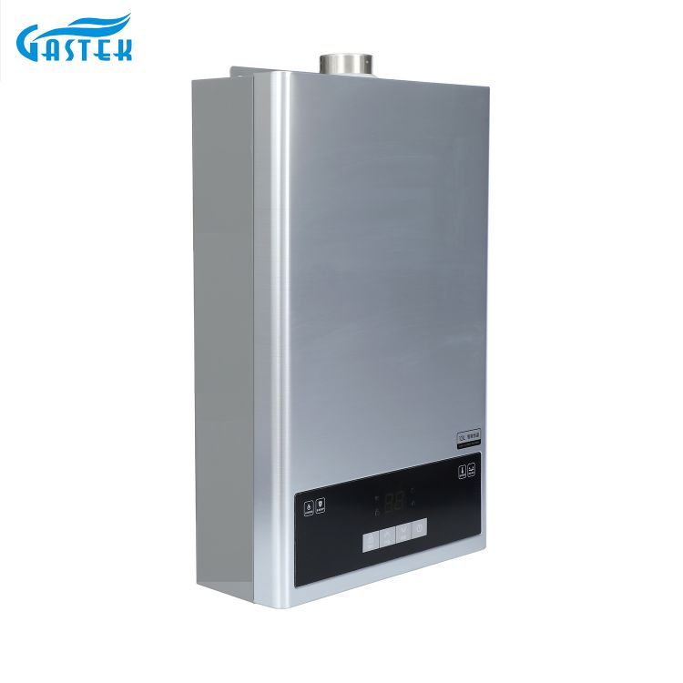घरेलू उपकरण फोर्स्ड टाइप इलेक्ट्रिसिटी 220V 110V टर्बो कॉम्पैक्ट साइज टैंकलेस गैस वॉटर हीटर शॉवर के लिए